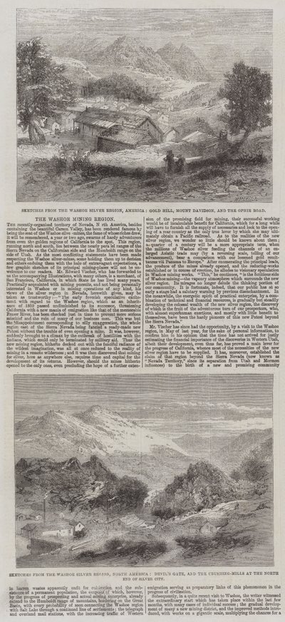 La région minière de Washoe - Richard Principal Leitch